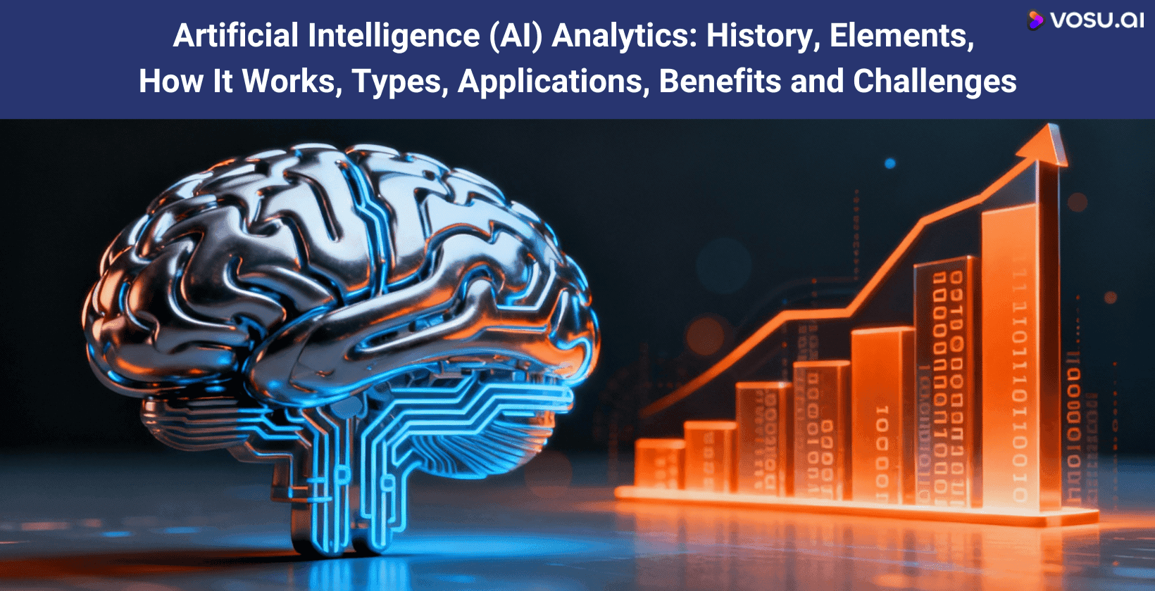 Artificial Intelligence (AI) Analytics: History, Elements, How It Works, Types, Applications, Benefits and Challenges