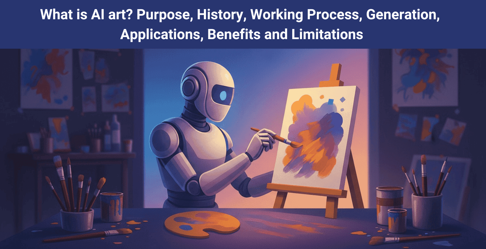 What is AI art? Purpose, History, Working Process, Generation, Applications, Benefits and Limitations