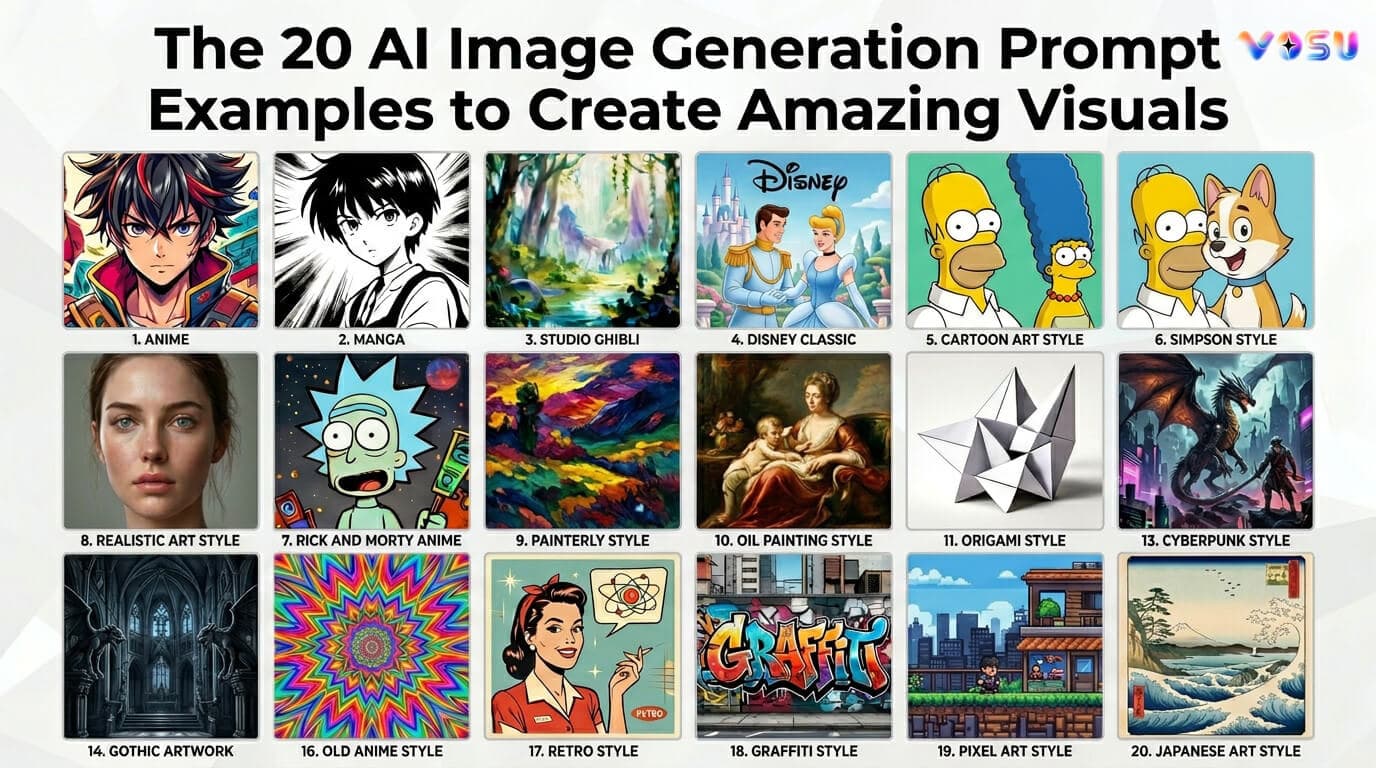 20 AI Image Generation Prompt Examples to Create Amazing Visuals