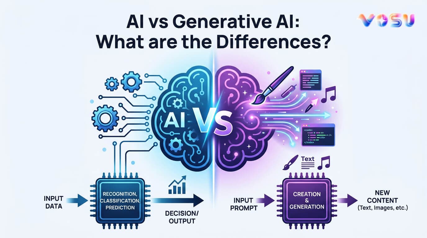 AI vs generative AI