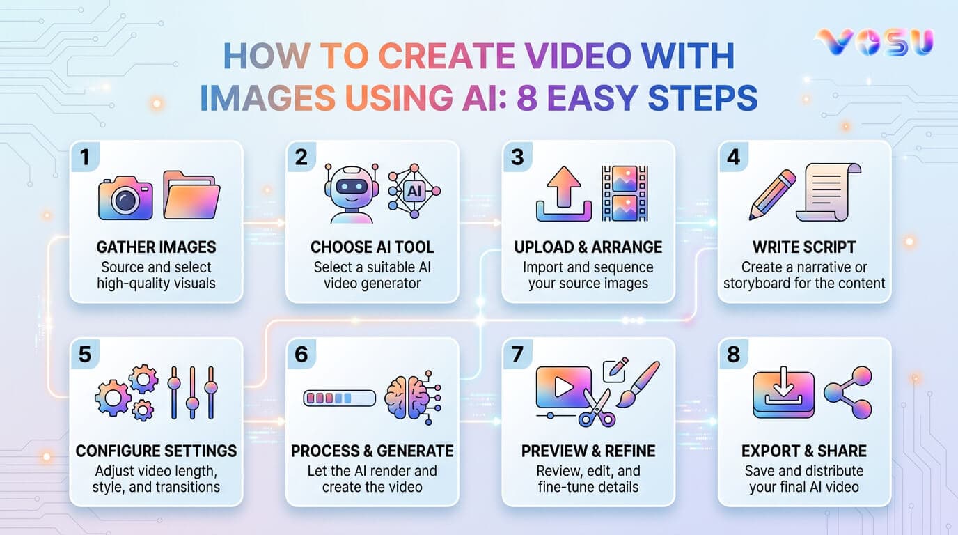 How to Create Video with Images? 8 Easy Steps